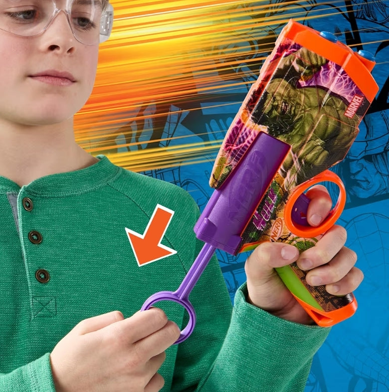 Nerf Marvel Hulk Dart Blaster N1 Foam Darts - Outdoor Toys & Games (Ages 8+)