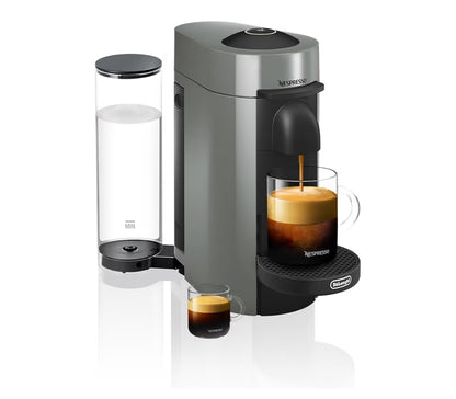 Nespresso Vertuo Plus Koffie- en Espressomasjien deur De'Longhi - Grys