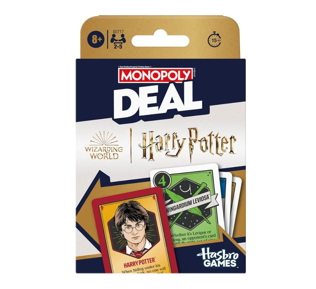 Monopoly Deal: Harry Potter Card Game - Family Games for Kids and Adults