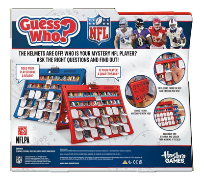 Guess Who? NFL Edition Board Game for Kids and Families | Ages 6+ | 2 Players - Football Games