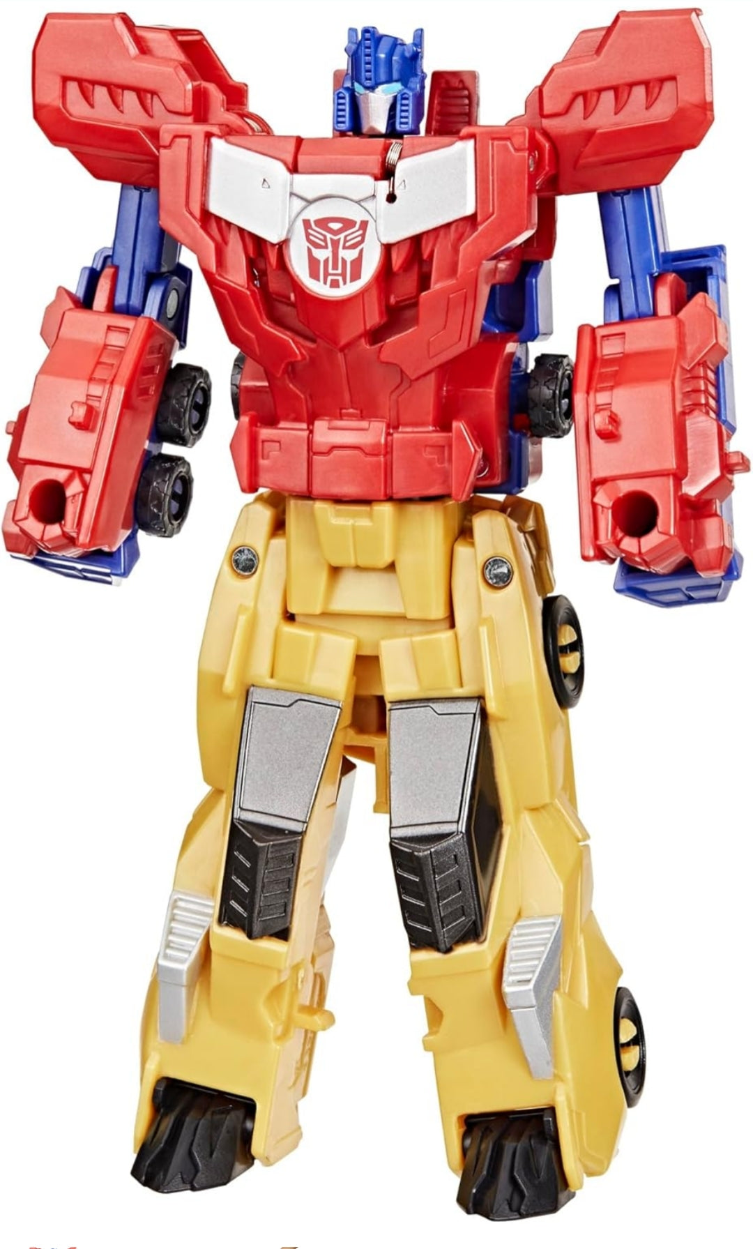 Transformers Crash & Combine Heroes, 3.75-Inch Converting Bumblebee and Optimus Prime Action Figures, Robot Toys for Kids 6 and Up (Amazon Exclusive)