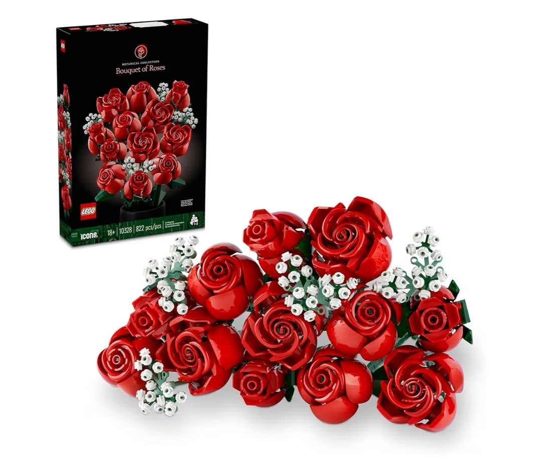 LEGO Botanicals Ruiker Rose Kunsblomme Boustel