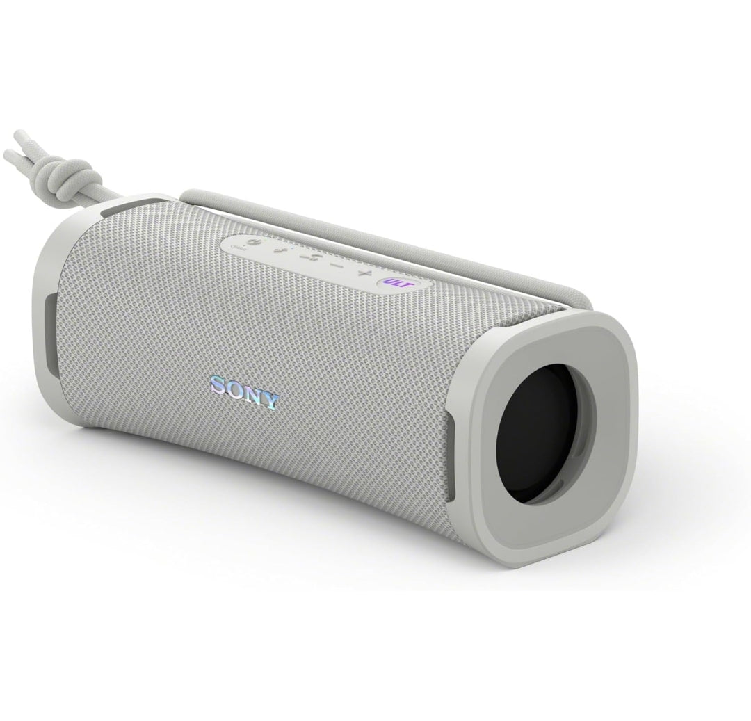 Sony ULT Field 1 Waterdigte Draagbare Bluetooth-luidspreker, Verbeterde Bas, 12h Batterylewe, IP67-gegradeerde Stofdig, Skokbestand, Roesbestand, Afneembare Band - Gebreekte Wit