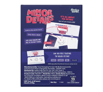 Minor Details Board Game for People Who Can’t Draw (Much)- Fun Drawing Games for Adults and Teens