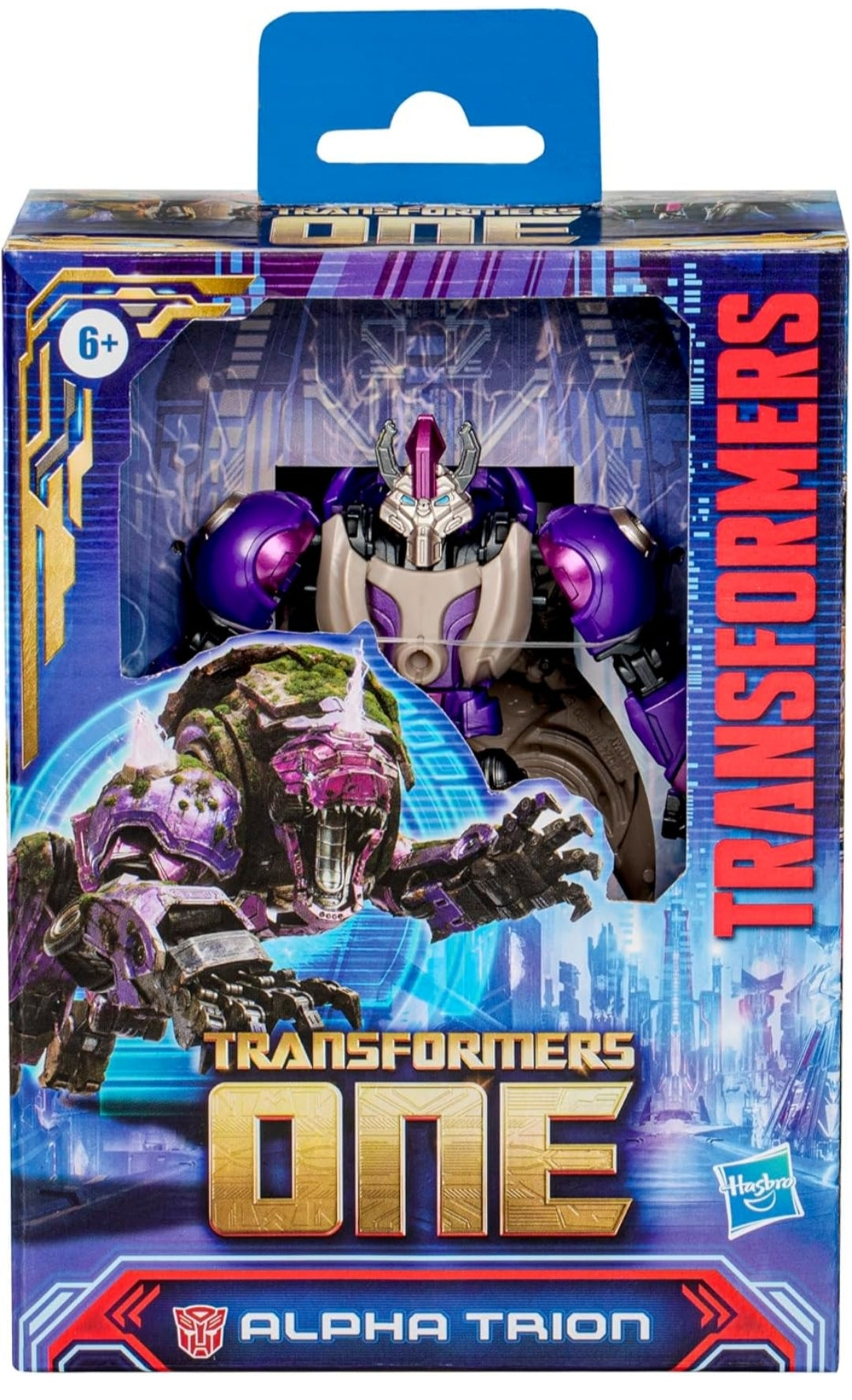 Transformers One Prime Changer Alpha Trion 5-Inch Robot Action Figure, Interactive Toys for Boys and Girls Ages 6 and Up