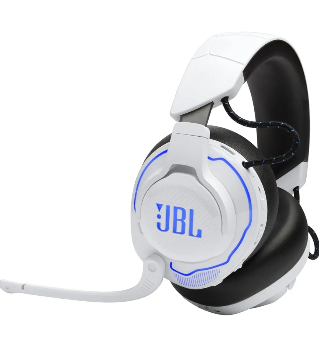 JBL Quantum 910P - Wireless Consol Over-Ear Gaming Headset with Head Tracking-Enhance - (White)