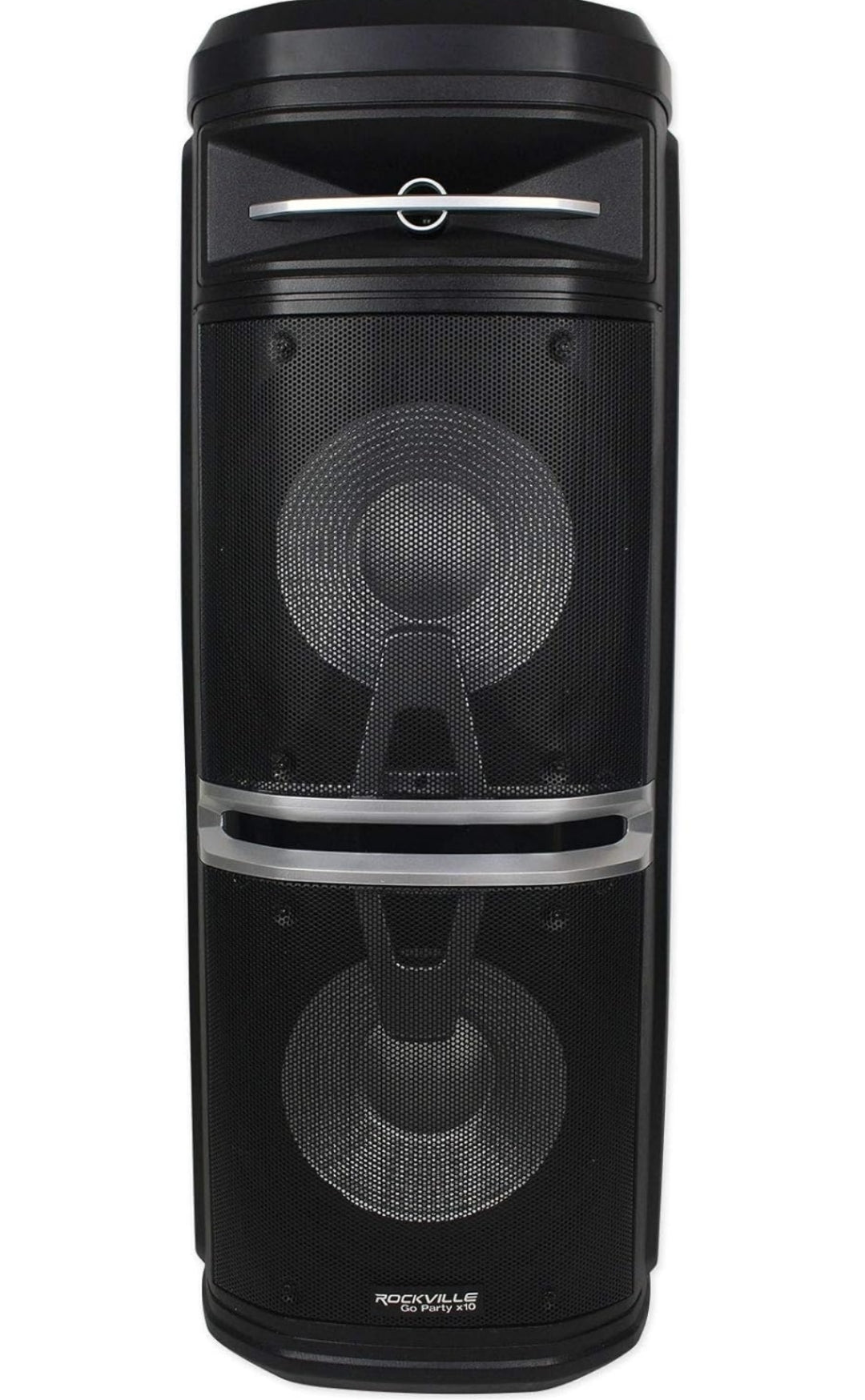 RockvilIe Go Party X10 Street Performer Performance Battery Speaker+Guitar Input
