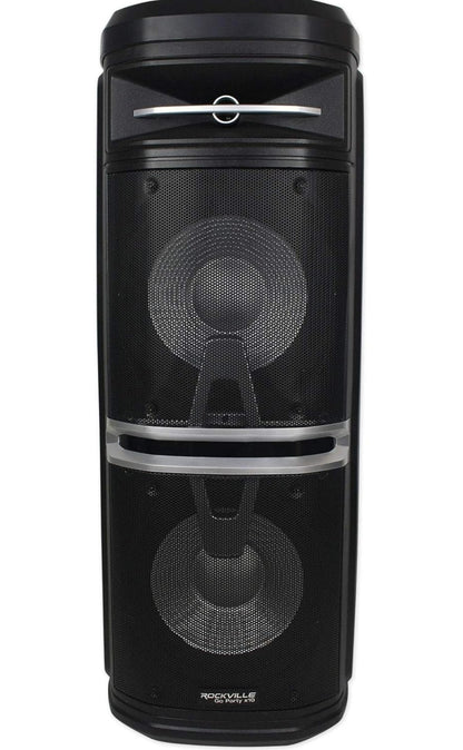 RockvilIe Go Party X10 Straatkunstenaar Prestasie Battery Luidspreker+Kitaar Invoer