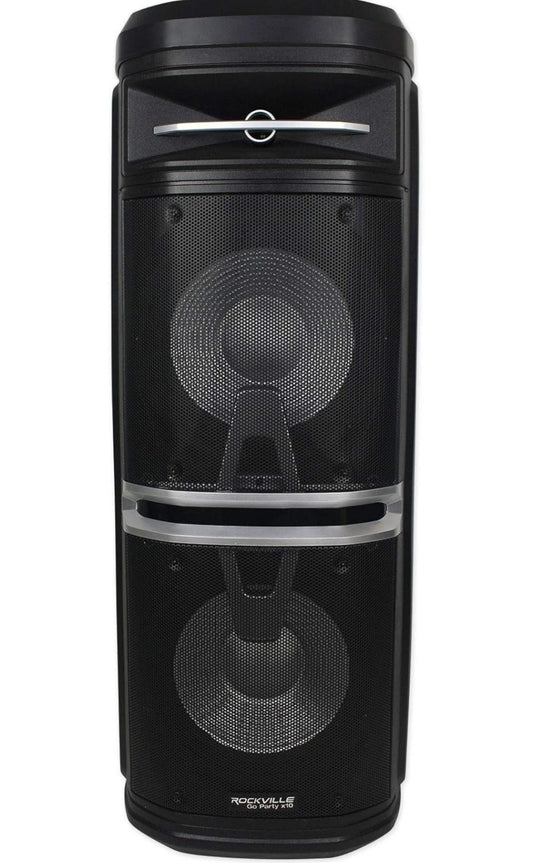 RockvilIe Go Party X10 Straatkunstenaar Prestasie Battery Luidspreker+Kitaar Invoer