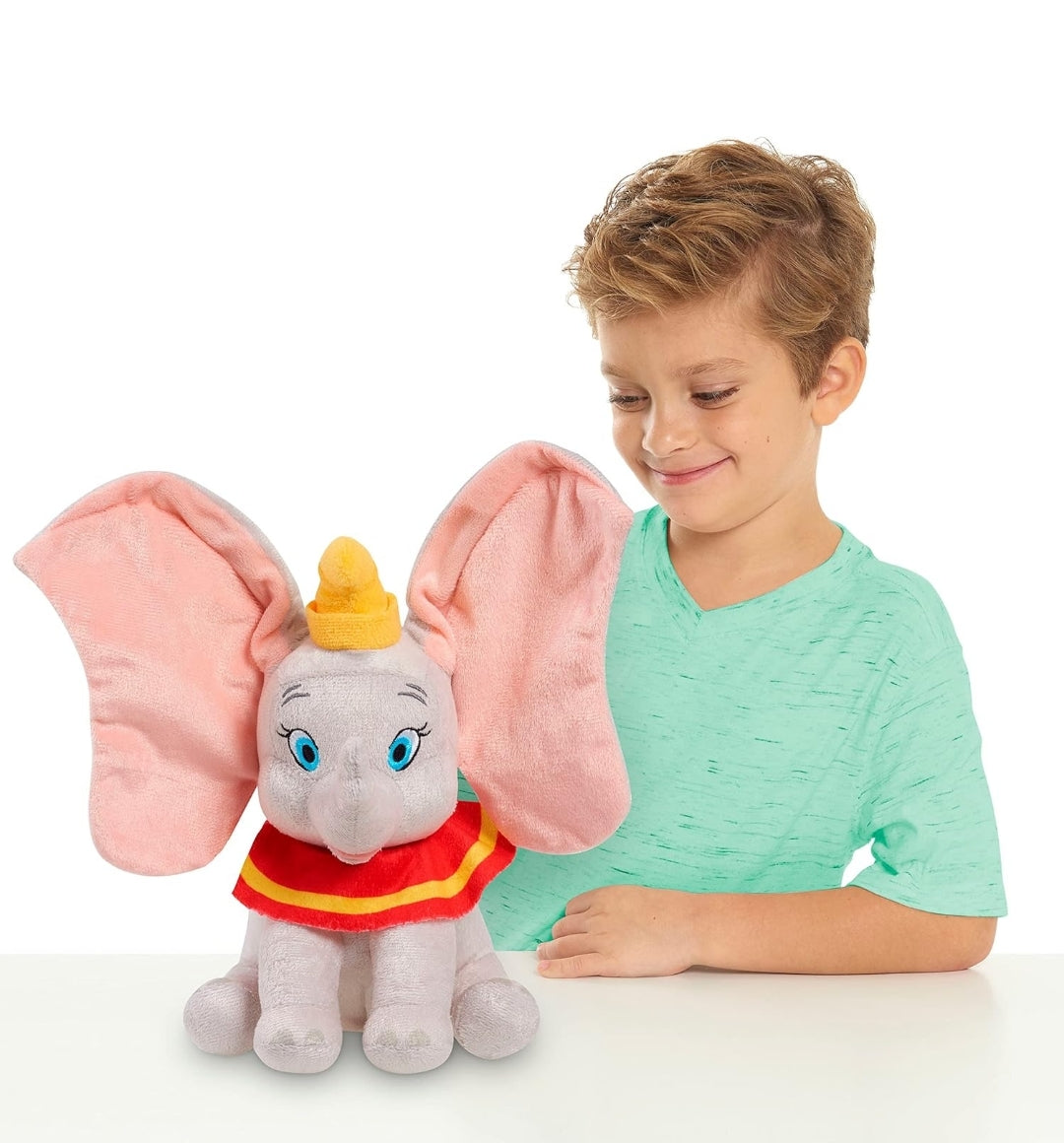 Disney Peek-A-Boo 10.5" Dumbo Interactive Plush Stuffed Animal, Elephant, Soft Fabric - Kids Toys