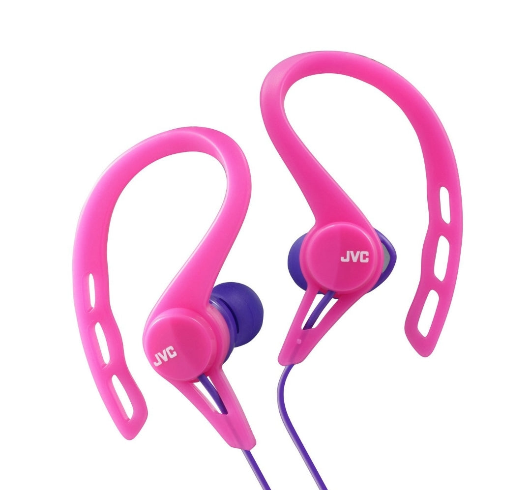 JVC HAECX20P Sportknipsel Binne-oor-koptelefoon, Pienk