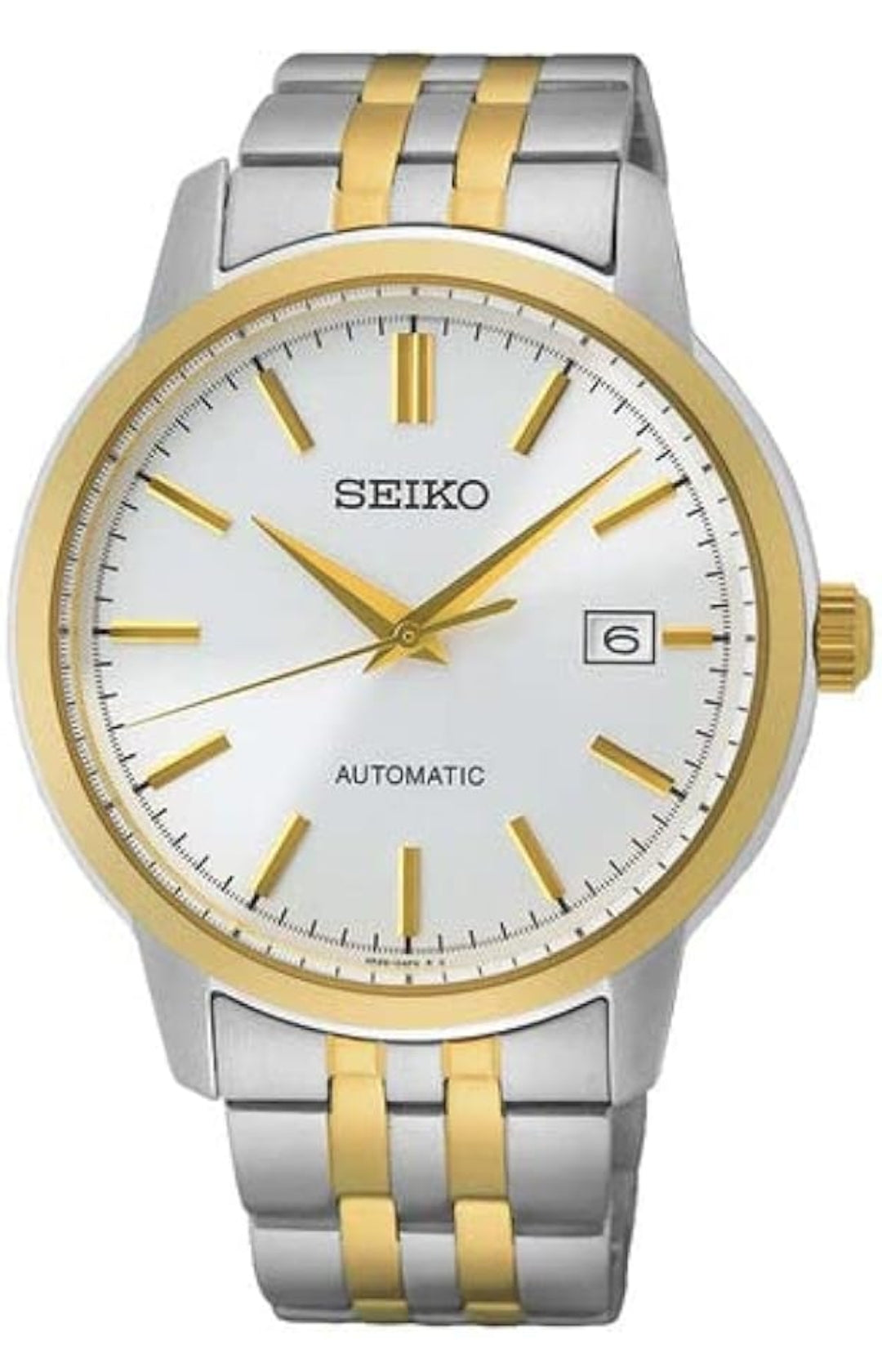 SEIKO Essentials TT Outomatiese Silwer Horlosieplaat