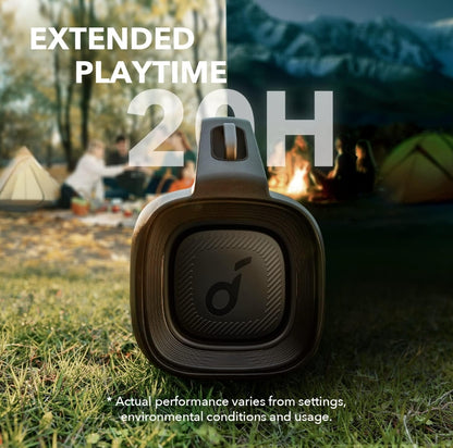 Soundcore Anker Motion Boom Plus IP67 Outdoor Speaker with 80W Stereo Sound, Black