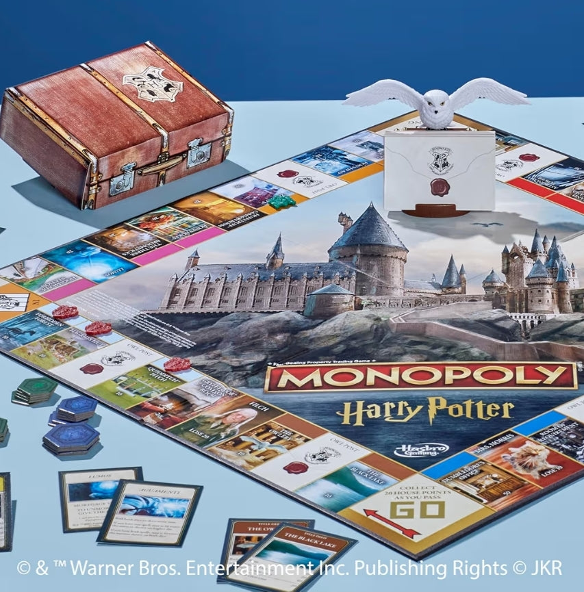Hasbro Gaming Monopoly Harry Potter Edition Board Game - A Magical Adventure at Hogwarts