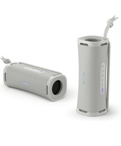 Sony ULT Field 1 Waterdigte Draagbare Bluetooth-luidspreker, Verbeterde Bas, 12h Batterylewe, IP67-gegradeerde Stofdig, Skokbestand, Roesbestand, Afneembare Band - Gebreekte Wit