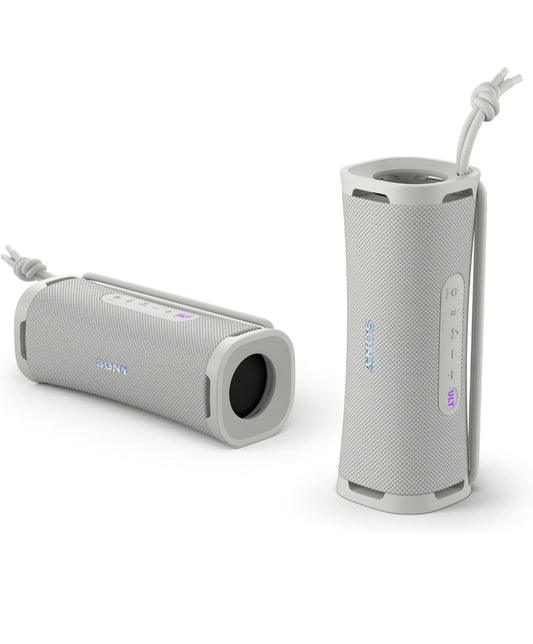 Sony ULT Field 1 Waterdigte Draagbare Bluetooth-luidspreker, Verbeterde Bas, 12h Batterylewe, IP67-gegradeerde Stofdig, Skokbestand, Roesbestand, Afneembare Band - Gebreekte Wit