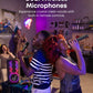 Soundcore Rave 3S AI Party Speaker with 2 Wireless Microphones, 200W Sound, AI Vocal Removal, Reverb, Light Show, 12H Playtime, Portable Bluetooth PA System for Home, Party, or Backyard