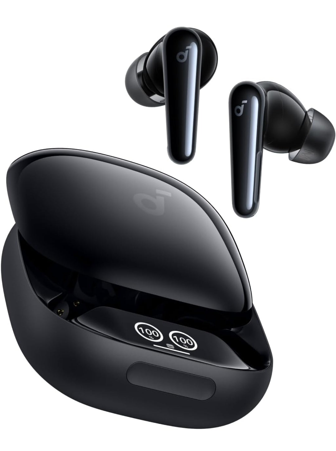 Soundcore Liberty 4 Pro by Anker, Noise Cancelling Wireless Earbuds, 7-Sensor and Real-Time Adaptive Noise Cancelling, 2× Faster Charging, Studio-Level Hi-Fi Music, Clear Calls with 6 Mics and AI