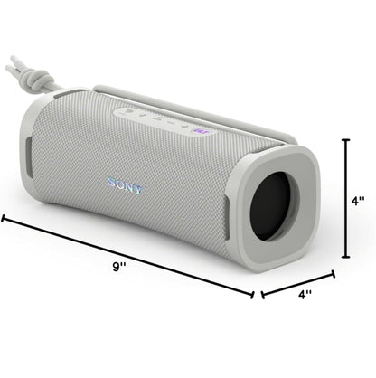 Sony ULT Field 1 Waterdigte Draagbare Bluetooth-luidspreker, Verbeterde Bas, 12h Batterylewe, IP67-gegradeerde Stofdig, Skokbestand, Roesbestand, Afneembare Band - Gebreekte Wit