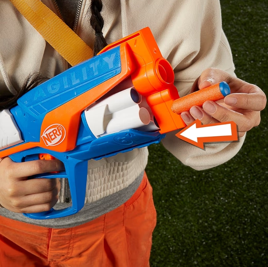 Nerf N Series Agility Blaster - 12 N1 Darts Compatible Only N Series Blasters - Outdoor Games