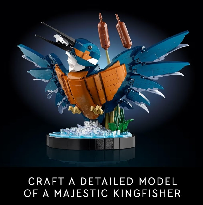 LEGO Icons Visvanger Voëlmodel, Kreatiewe Stel Voëlentoesiaste - 10331