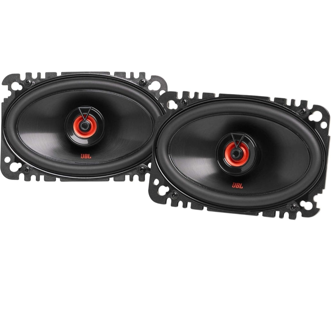 JBL Club 6422F - 4 X 6", Two-way Component Speaker System (No Grill), Black