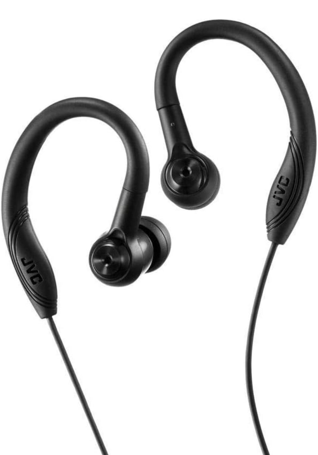 JVC Oorknip-oordop Sport-oordop Oorknip Swart (HAEC10B) (HA-EC10B)