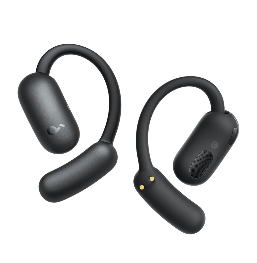 Soundcore AeroFit 2 by Anker, Open-Ear Headphones, Translation Earbuds Real Time, 4 Adjustable Positions for Every Ear Size, 2x Richer Bass, Hi-Res, 42H Playtime, IP55,AI Clear Calls,Wireless Charging