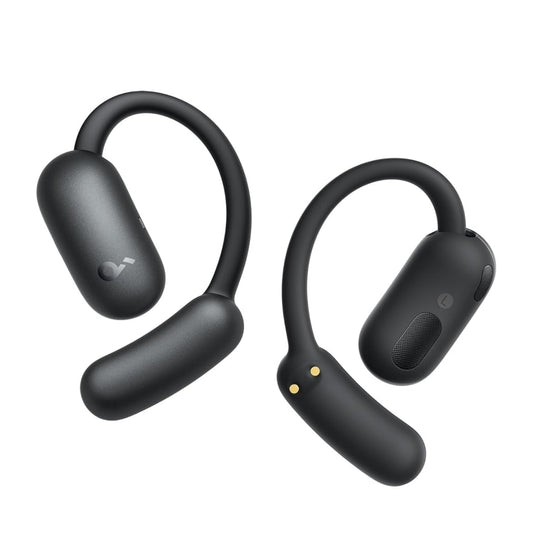 Soundcore AeroFit 2 deur Anker, Oopoor-koptelefoon, Reële-tyd-vertaaloorfone, 4 Verstelbare Posisies vir Elke Oorgrootte, 2x Ryker Bas, Hi-Res, 42H Speeltyd, IP55, KI Duidelike Oproepe, Draadlose Laai