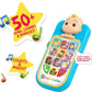 CoComelon JJ’s First Early Learning Toy Phone with Lights and Sounds, Kids Toys for Ages 18 Month by Just Play