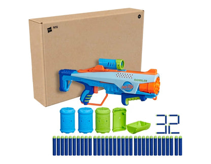 Elite Junior Rookie Pack Toy Foam Blaster, 32 Elite Darts, 4 Targets Blasters (Kids - Ages 6 & Up)