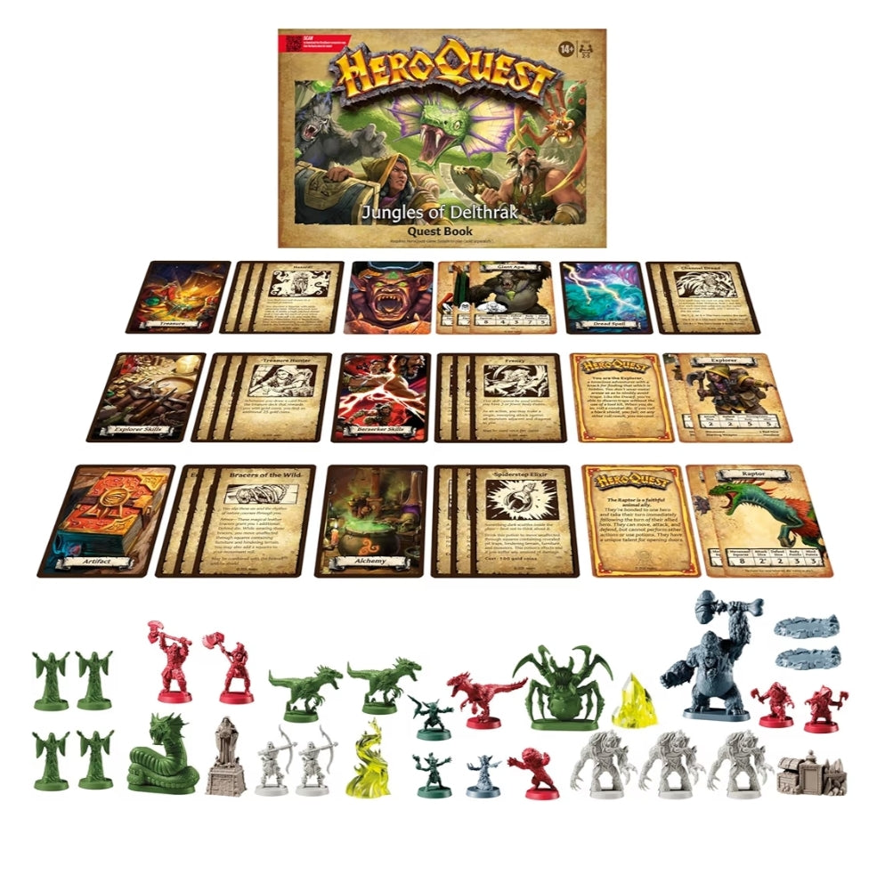 Avalon Hill HeroQuest Jungles of Delthrak Quest Pack - Roleplaying Games - Requires HeroQuest Game System to Play