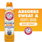 Arm & Hammer Invisible Body Powder Spray, Clear Talc-Free Body Odor & Sweat Control 7oz (3 Pack)