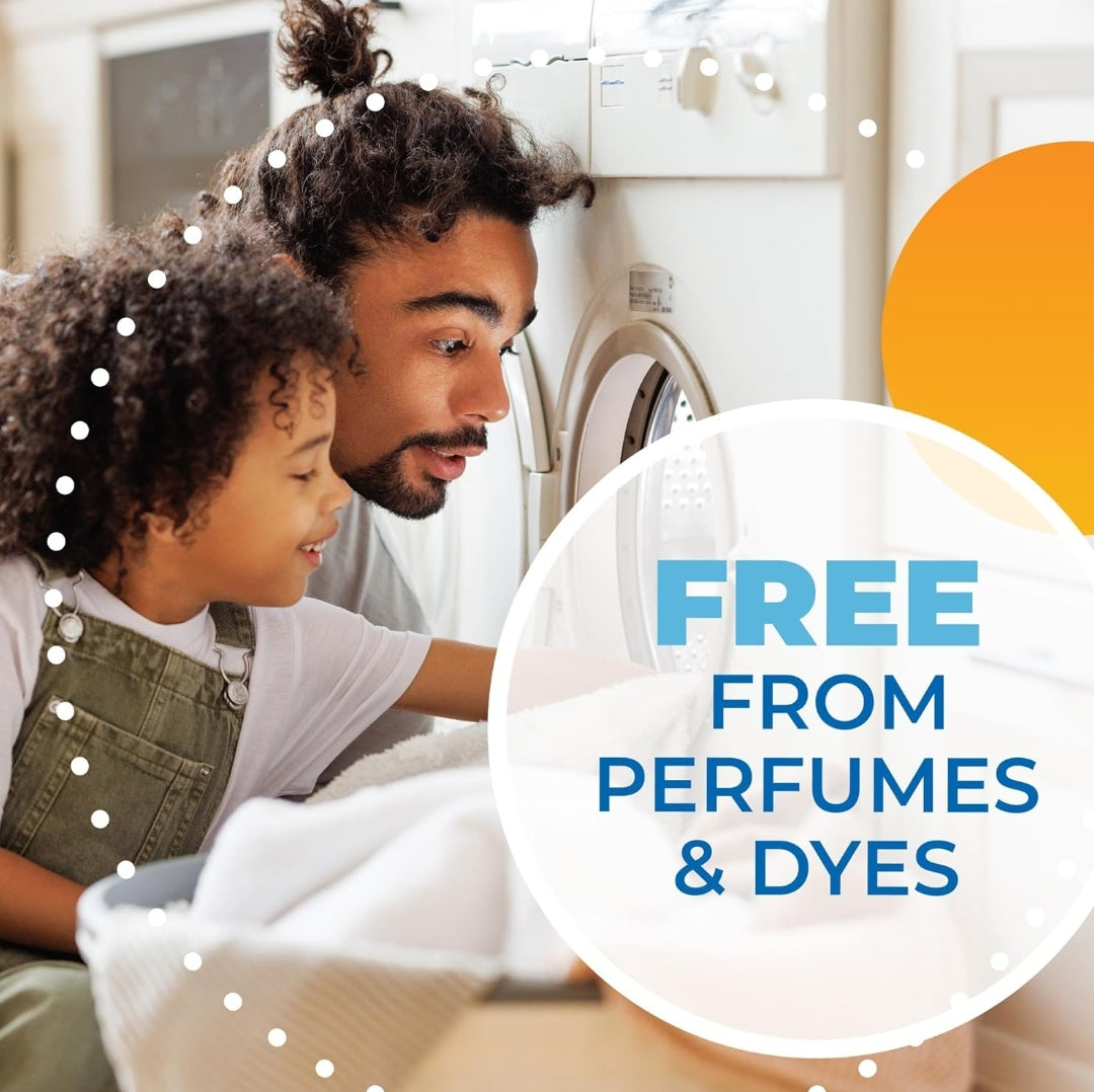 ARM & HAMMER Power Sheets Laundry Detergent, Fragrance Free, No Dyes or Perfumes - 35 Count