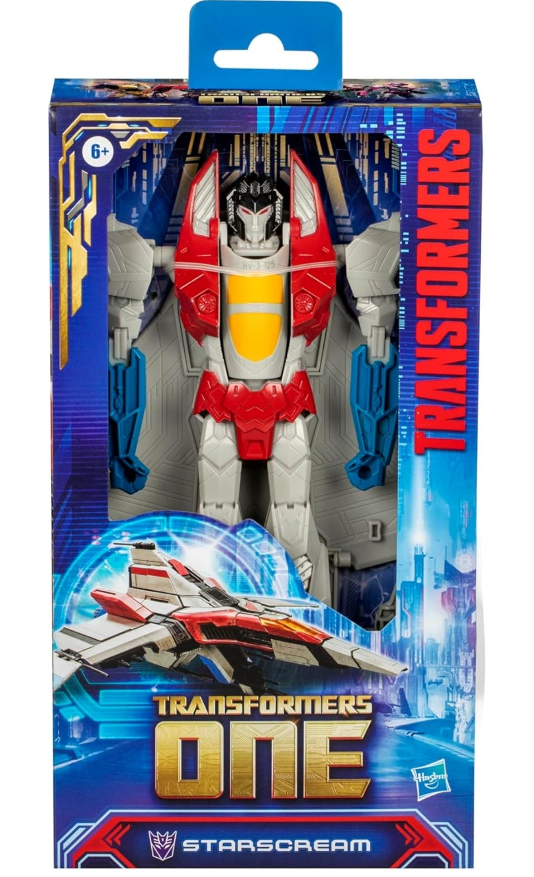 Transformers One Mega Changer Starscream 11-Inches Robot Action Figure, Interactive Toys Ages 6 +