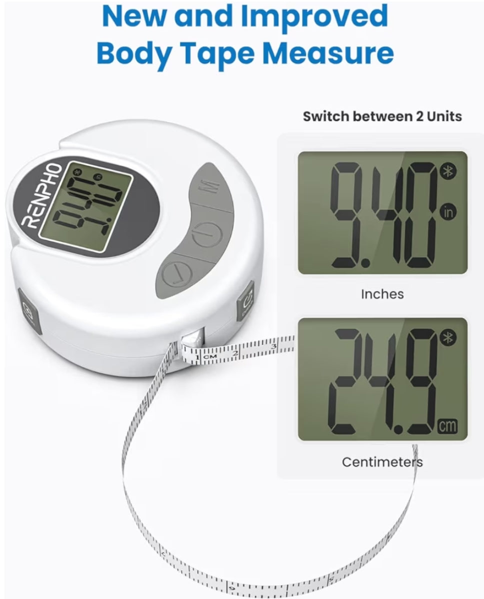 Smart Food Scale with Nutritional Calculator and Body Measuring Tape