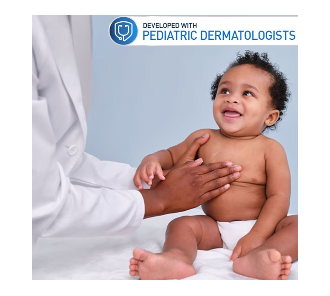 CeraVe Baby Was & Sjampoe, 2-in-1 Traanvry, Parabeen, Kleurstof, Ftalaat Sulfaatvrye Badseep met Vitamien E (16 oz)
