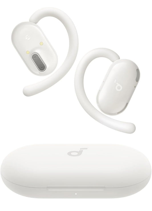 Soundcore V20i deur Anker Oopoor-oorfone, Verstelbare Oorhakies, Ultragemak, Stewige Pas, Kragtige Klank, Duidelike Oproepe, IP55, 36H Speeltyd, Bluetooth 5.4 Draadlose Oorfone, Meerpuntverbinding