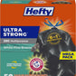 Hefty Ultra Strong 30 Gallon Trash Bags 30 Gallon Size Break Resistant Drawstring Closure  (Black) White Pine Breeze Scent