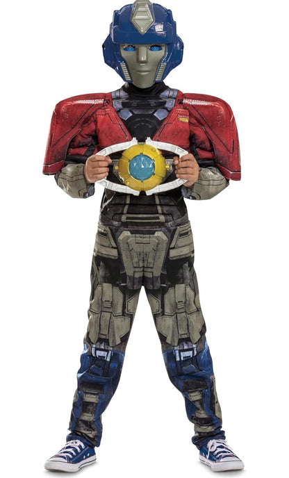 Disguise Boys Orion Transformers One Costume, Official Transformers Animated Movie Optimus Muscle Costume for Kids