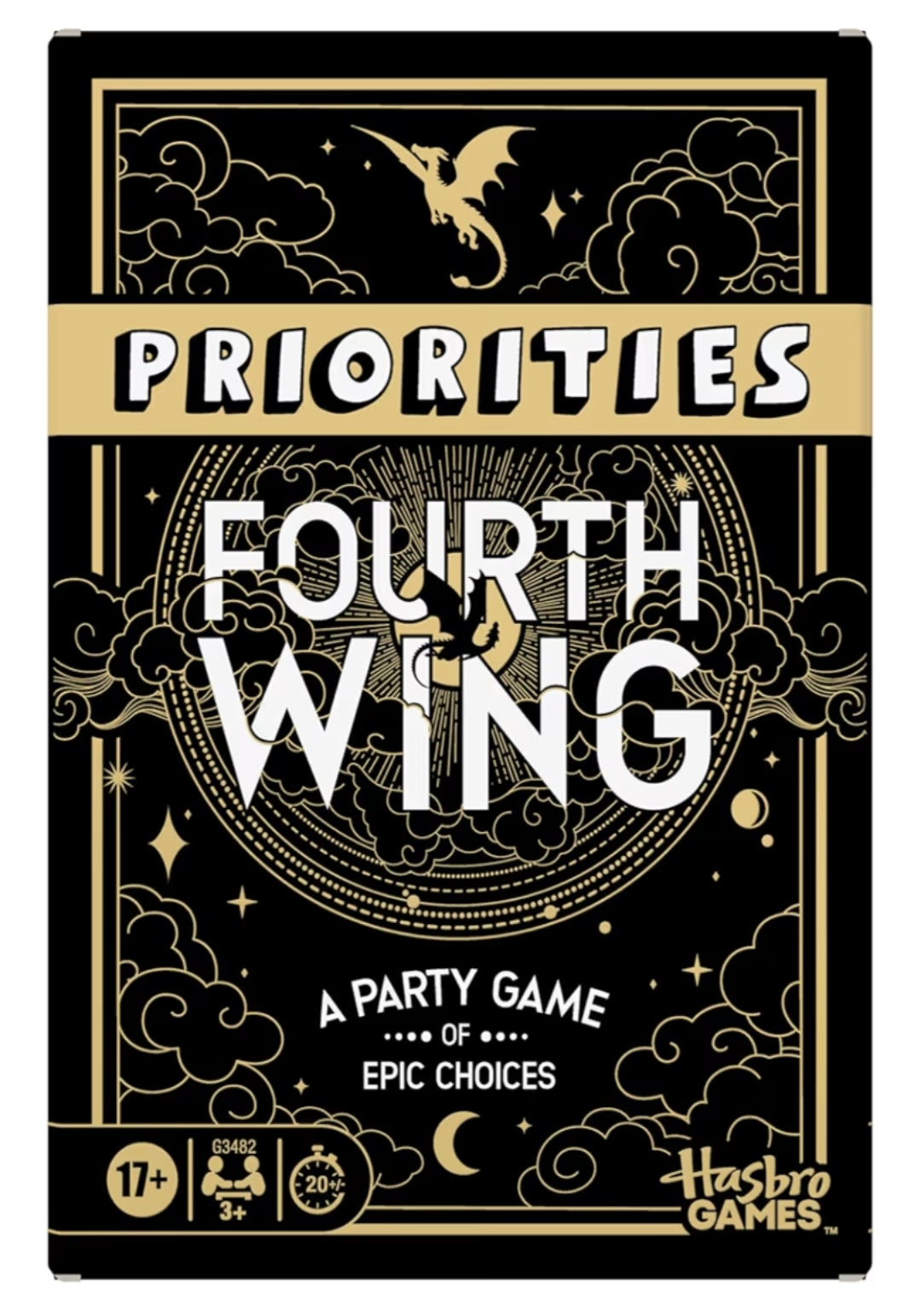 Hasbro Gaming Priorities Fourth Wing Edition Game - Inspired by Empyrean Series