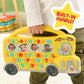 Just Play Cocomelon Learning Bus, Over 85 Learning Phrases, Counting, Alphabet, Music, Sounds, Yellow, Kids Toys for Ages 18 Month