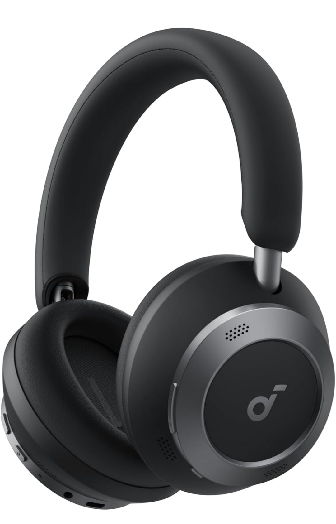 Soundcore Space One Pro, FlexiCurve Over-Ear Headphone, Adaptive Active Noise Cancelling Headphones Driven by 6 Mics, 60H Lossless Audio, Ultra-Fast Charging, Hi-Res Wireless, Comfortable Fit