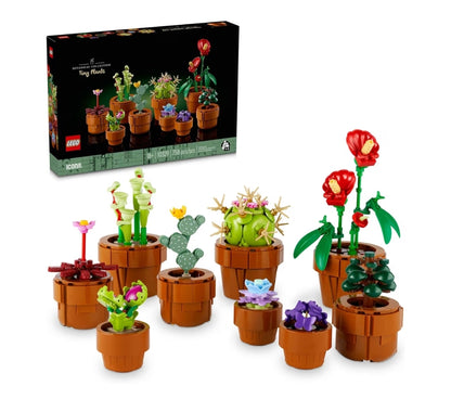 LEGO Botanicals Klein Plantjies Kunsmatige Binnenshuise Plant Boublokkiesstel – Lessenaarversiering