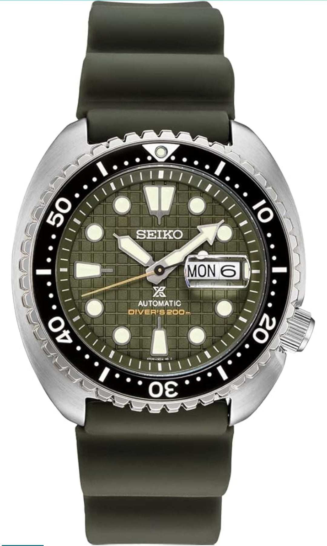 SEIKO Outomatiese Horlosie vir Mans - Prospex Outomatiese Duiker - Roterende Ring, 200m Waterbestand