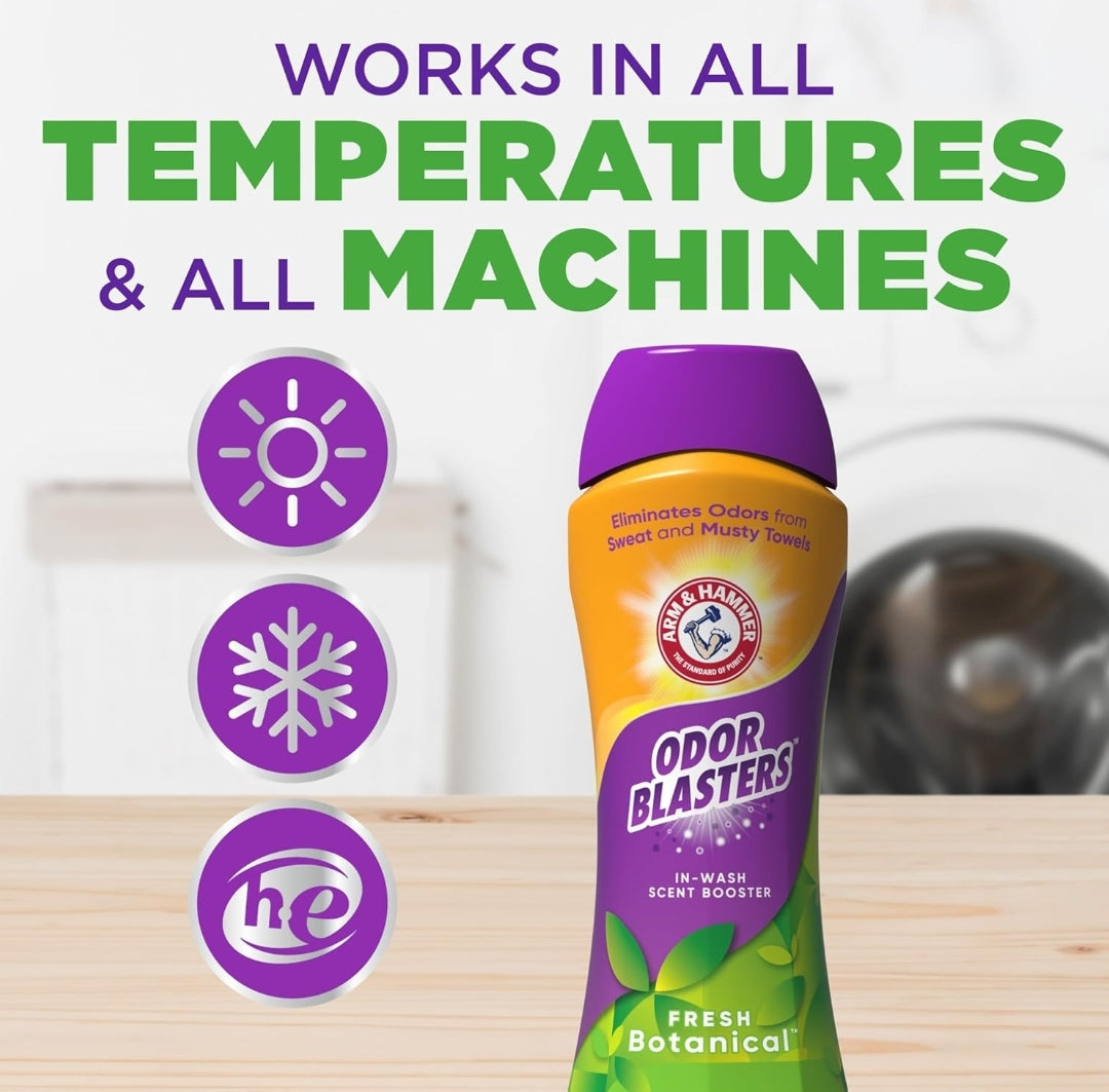 ARM & HAMMER Odor Blasters In-Wash Scent Booster -  Fresh Botanical (24 Oz)
