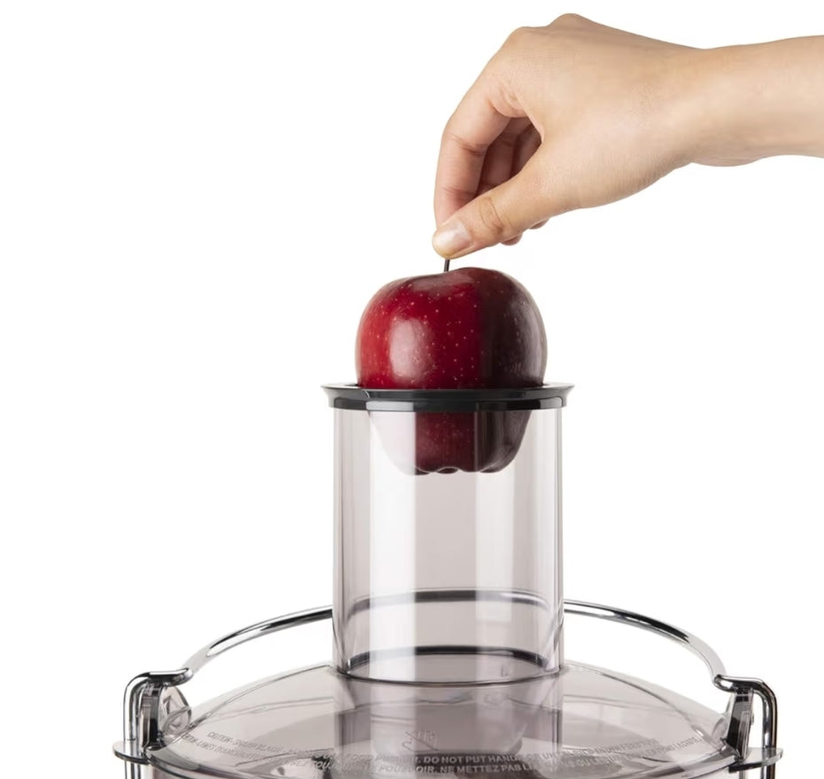 NutriBullet Sapmasjien Sentrifugale Sapmasjien vir Vrugte, Groente en Kosvoorbereiding, 27 Onse/1.5 Liter, 800 Watt - Grys