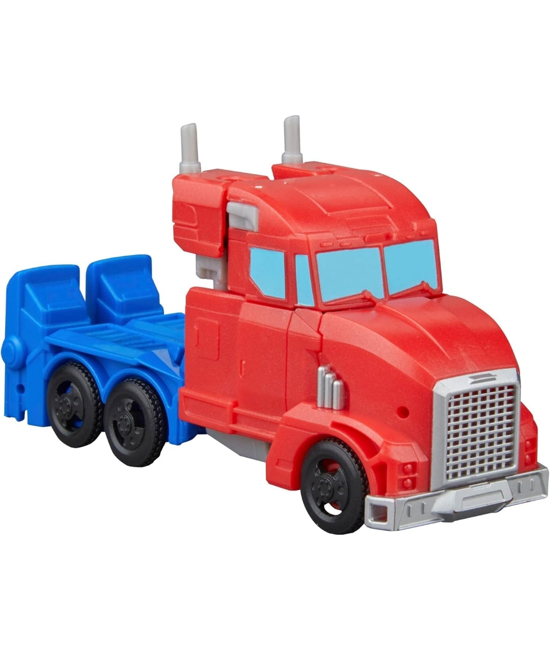 TRANSFORMERS EarthSpark Optimus Prime Battle Trailer Playset with Action Figure, Lights and Sounds, Electronic Truck Toys for Kids 6 and Up
