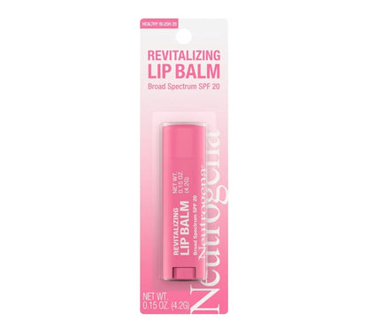 Neutrogena Revitalizing Tinted Lip Balm Broad Spectrum SPF 20 Bevogtigende Lipbalsem met 'n Subtiele Kleur Sheer Healthy Blush 20, (4.2 g)