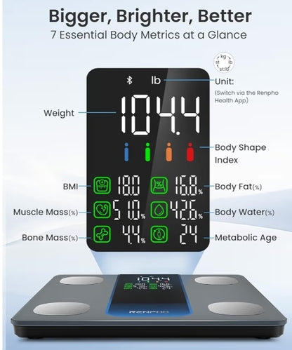 Combo Smart Scale for Body Weight with Coffee Scale with Timer, and Smart Body Measuring Tape